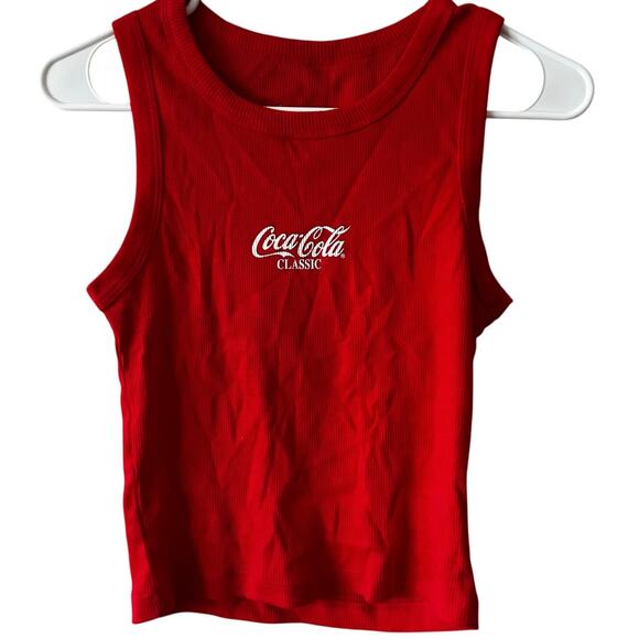 Coca Cola Tops - NWOT Coca Cola Ribbed Women's Tank Top sz S